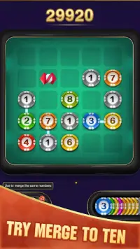 Chip To Ten-Great Number Game Screen Shot 1