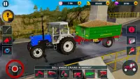 Napęd ciągnika: gra rolnicza Screen Shot 7