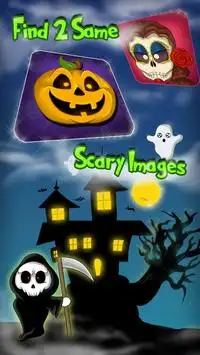 Halloween Memory Cards 👻 Scary Games Free Screen Shot 0