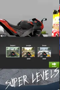 Moto racing Rally 3d Bike game Screen Shot 3