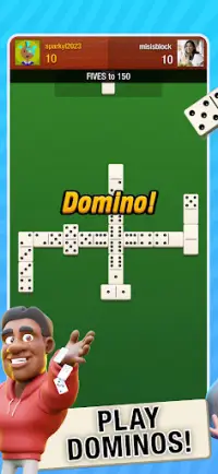 Domino! Multiplayer Dominoes Screen Shot 7