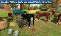 città latte trasporto simulatore: bestiame agricol Screen Shot 0
