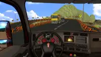Przyszłość Ładunek Załadowany Ciężarówka Kierowca Screen Shot 0