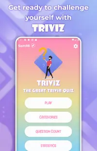 TRIVIZ : The Great Trivia Quiz Screen Shot 0