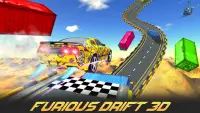 Furious Drift Racing Stunts- 3D Drift Car Games Screen Shot 2