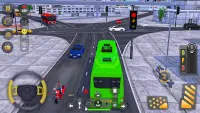 バス シミュレーター 3D オフラインゲーム Screen Shot 0