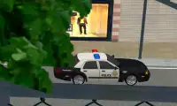 Policía libertad auto road sim Screen Shot 2