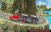 चिड़ियाघर जानवर ट्रांसपोर्टर ट्रक 3 डी खेल Screen Shot 3