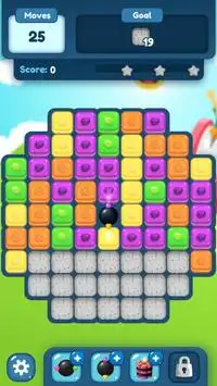 Stone Block Blast Puzzle - FREE - School day Screen Shot 6