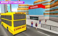 High School Super Bus Driver Simulator: 3D Game 20 Screen Shot 3