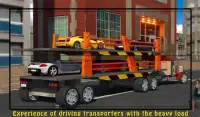 Car Transporter Truck 3D 2016 Screen Shot 8