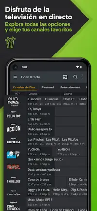Plex: TV en vivo, pelis y más Screen Shot 2