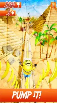 Free Minion Game 3D : Banana Rush 2 Screen Shot 2