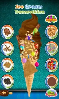 आइसक्रीम लड़कियों खेलों बनाओ Screen Shot 6