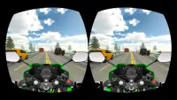 VR Highway Traffic Bike Racer Screen Shot 1