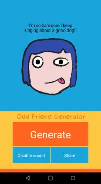 Odd Friend Generator Screen Shot 2