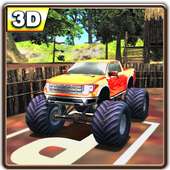 Monster 4wd farm truck parking - master driver