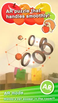 Harapeco -Help cute pets in AR puzzles- Screen Shot 1