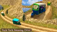 Offroad Uphill Modern Auto Tuk Tuk Rickshaw Drive Screen Shot 0