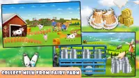 Dairy Farm Milk Factory: Cow Milking & Farming Screen Shot 2
