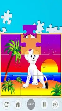 Cartoon Jigsaw Puzzle For Kids Screen Shot 2