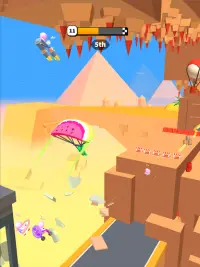 Road Glider - Flying Game Screen Shot 2