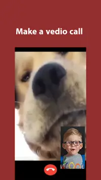 Video call and Chat from Dog Simulation Screen Shot 1
