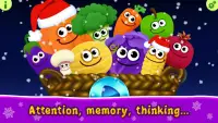 FunnyFood Christmas Games for Toddlers 3 years ol Screen Shot 0