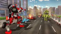 Moto Robot Transformation: Robot Flying Car Games Screen Shot 2