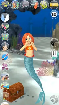 Sprechende Meerjungfrau Spiele Screen Shot 7
