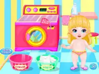 Lave ropa de las niñas juegos Screen Shot 2