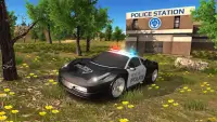 Езда авто полиции бездорожья Screen Shot 5
