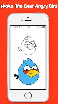 Cómo dibujar Angry Birds 2 gratis Screen Shot 2