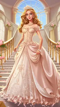 Princess Wedding Dress Up Screen Shot 2