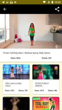 урок танца живота - фитнес Screen Shot 5
