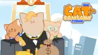 POP Cat Company : Idle Cat inc Tycoon Lovely Game Screen Shot 0