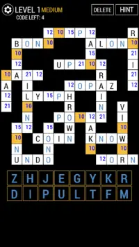 Codeword Puzzle Game Screen Shot 1