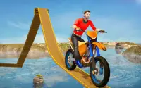 Impossible Bike Track Stunt Games 2021: Free Games Screen Shot 0