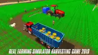 Real Farming Simulator Harvesting Game 2019 Screen Shot 1