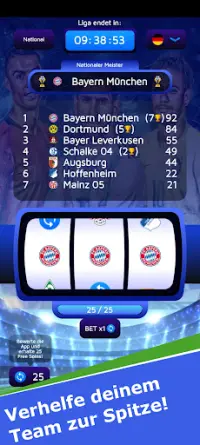 World Fan League - Fußball Klub mit meisten Fans Screen Shot 2