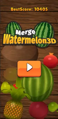 Merge Watermelon - match 3 puzzle games & belong U Screen Shot 0