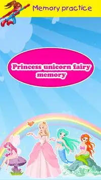 Mermaid fairy & unicorn memory Screen Shot 0