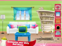 Кукольный домик для девочек: дизайн и чистота роск Screen Shot 4