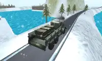 कार्गो सेना ट्रक ड्राइव 3 डी Screen Shot 1