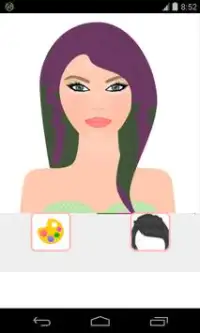 cut and coloring hair game Screen Shot 1