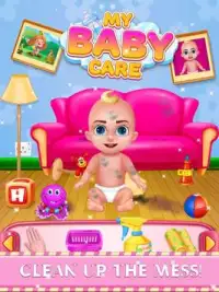 Meu Recém-nascido Baby Care Dress Up Screen Shot 0