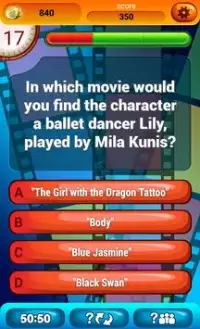 All Movies Fun Trivia Quiz Screen Shot 3