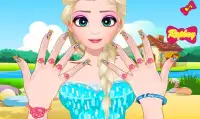Frozen Elsa Nail Salon Screen Shot 4