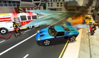 Robot Firefighter Rescue Truck PRO: Real City Hero Screen Shot 7