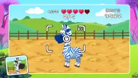 아기 얼룩말 - 여자 애완 동물 게임 벨라 재생 Screen Shot 2